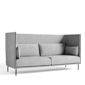 Silhouette Mono sofa m. høj ryg, 3 personers